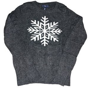 Gap snowflake sweater XS